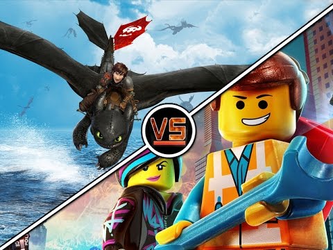GeekTyrant VS - How to Train Your Dragon 2 vs. The LEGO Movie