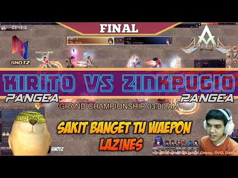 [GRAND CHAMPIONSHIP AM]Kirito VS zinkpugio 11/12/2022 - Atlantica Rebirth Indonesia