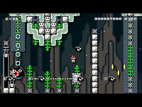 Super Mario Maker - S-5   Spin Jump Spelunk! by Thomas