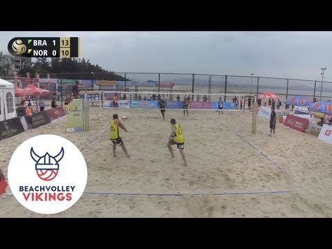 Mol.H/Berntsen (NOR) vs. Evandro/Bruno Schmidt (BRA) 2019 FIVB Jinjiang Round 2