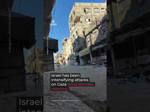 Israel attacks desalination plant and mosque in Gaza | AJ #shorts