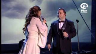 Faddergalan: Carola och Paul Potts - &quot;O holy night&quot;