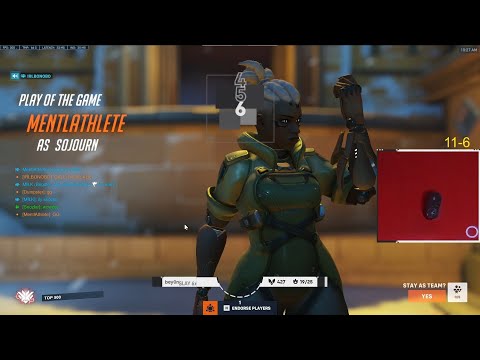 POTG! Gale Adelade Top 500 Sojourn - Overwatch 2 Season 4 Gameplay