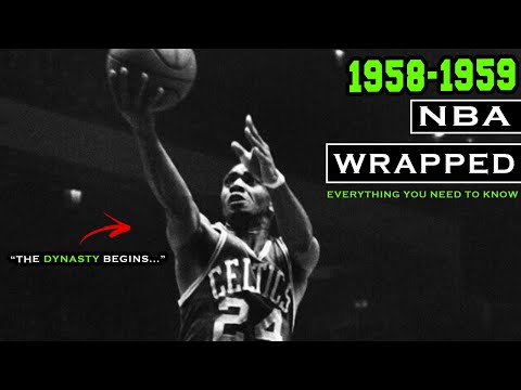 1958-1959 NBA SEASON IN 8 MINUTES | NBA WRAPPED *RARE FOOTAGE*