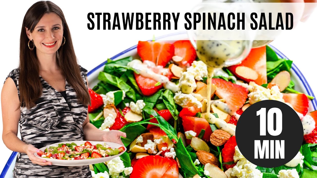 Strawberry Spinach Salad YouTube video