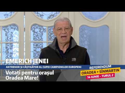 Emerich Jenei- Susțin Referendumul Oradea + Sînmartin
