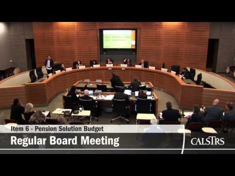 Teachers' Retirement Board November 2014 - Regular Board Meeting (Part 3 of 4)