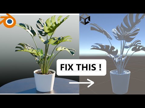 How To Export a Scene from Blender to Unity without Losing TEXTURES and MATERIALS