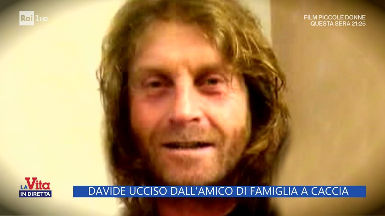 Davide, ucciso dall'amico di famiglia a caccia - La vita in diretta 22/02/2023