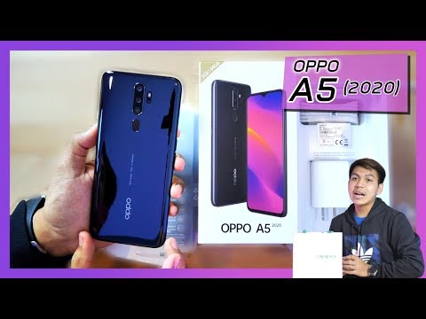 แกะกล่อง OPPO A5 2020 เครื่องไทย + ของแถม