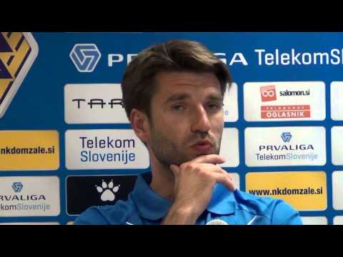 Luka Elsner po tekmi Domžale - Rudar Velenje 2:0