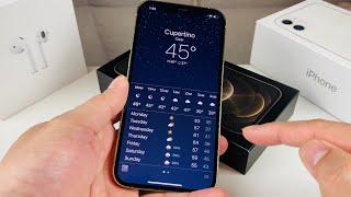iPhone 12 Pro How to Set / Change Location for Weather App