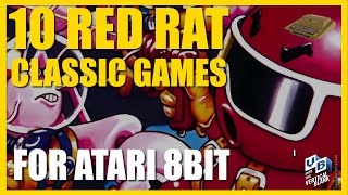 10 Fun  Red Rat Games for the Atari 8bit Computers and your Atari 400 mini