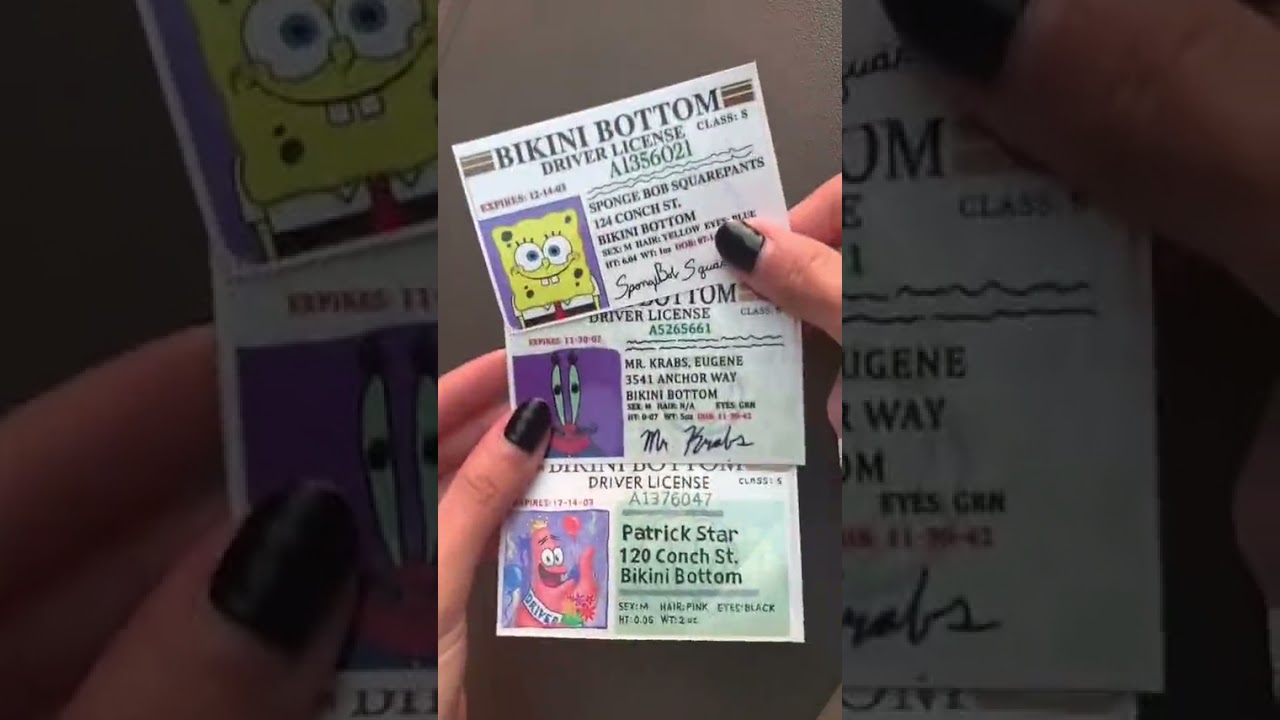 #RacunShopee #Shorts Custom Sticker Kartu Bikini Bottom, Berasa Jadi Temennya Spongebob