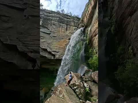 paredoes trilha cachoeira, Rio São Jorge  Ponta grossa Parana Brasil
