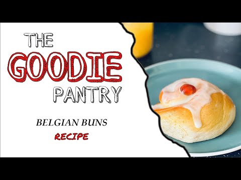 Belgian buns.How to make the best Belgian buns. Easy recipe