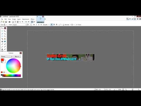 How To Make a GIF Mine-craft Server Banner! 8...