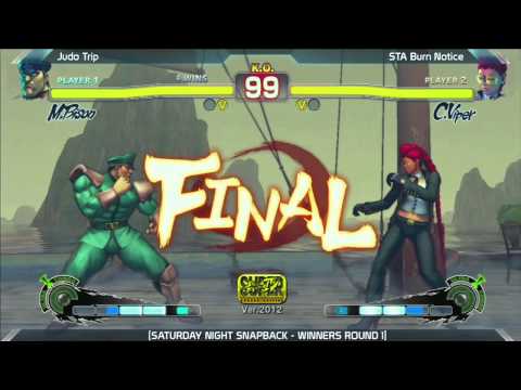 SSF4: Judo Trip vs STA Burn Notice - Saturday Night Snapback 6.1