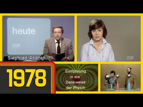 ZDF Mathekolleg, Ansage, Studienprogramm Physik - Elektrostatik II & heute 17:00 Uhr (05.12.1978)