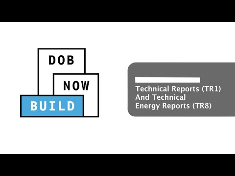 DOB NOW: BUILD - Plumbing & Sprinkler Filings - Technical Reports & Technical Energy Reports