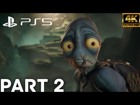 ODDWORLD SOULSTORM PS5 Gameplay Walkthrough Part 2 - ABE [4K 60FPS] (FULL GAME)