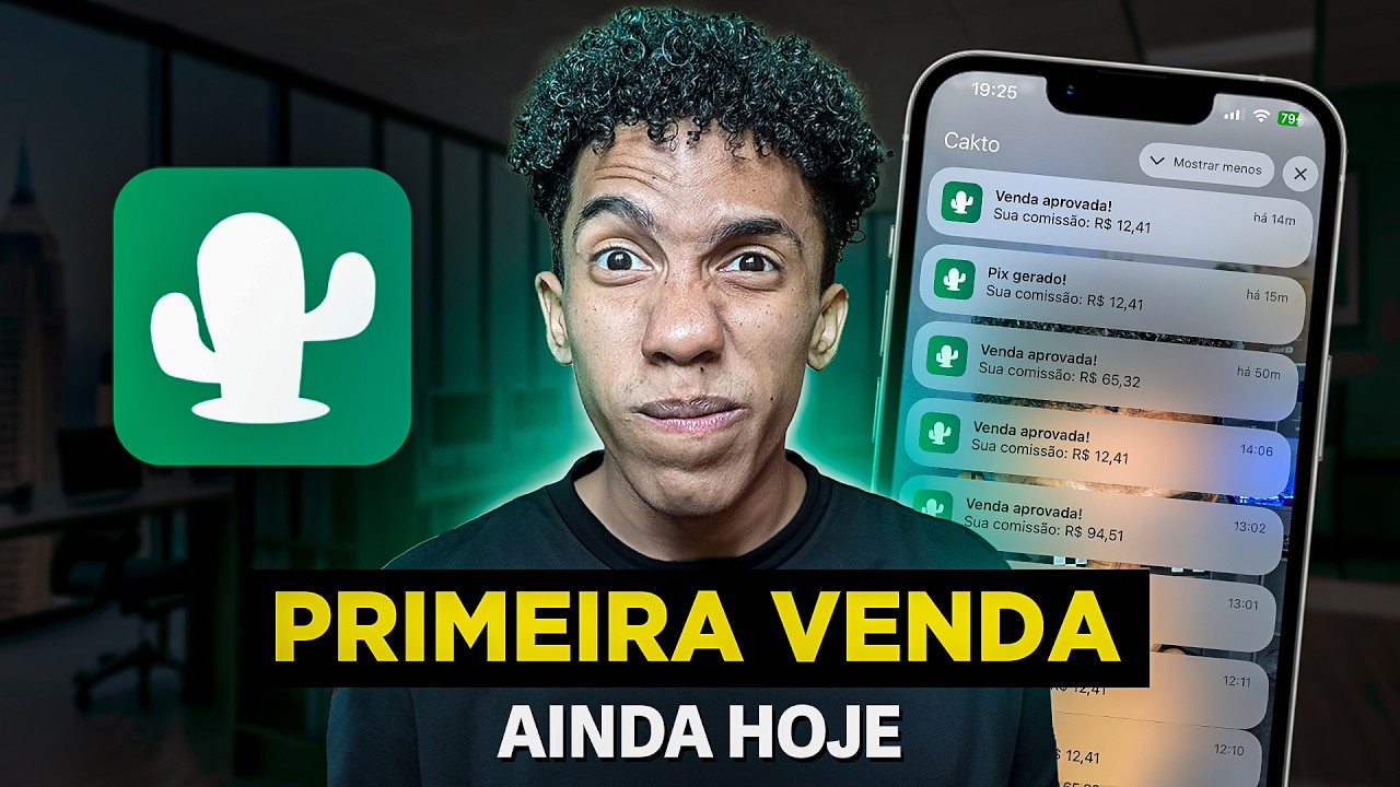 PARA INICIANTES: COMO FAZER a PRIMEIRA VENDA na CAKTO como AFILIADO em 14 MINUTOS (R$238 por venda)