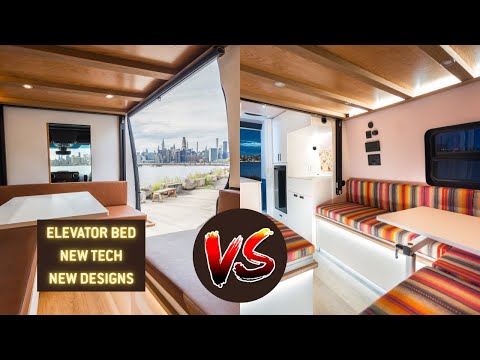 Battle of the Vans:  Camper Van Comparison (with Elevator Beds)!