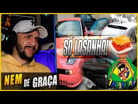 REACT 5 Carros Lasanhas vendidos no Brasil
