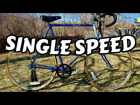 Raleigh 10-Speed to Single Speed: The Budget Friendly Commuter Conversion