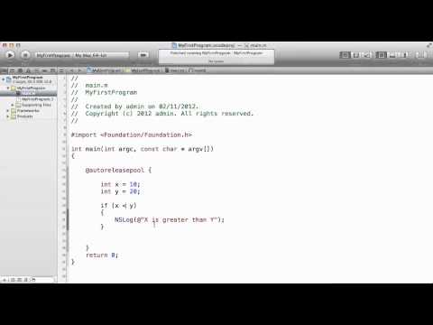 Objective C Tutorials 22 If Statement Example