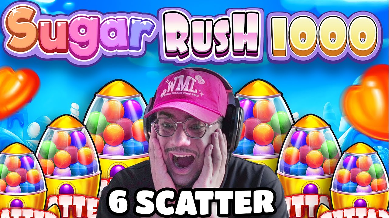 I GOT A SIX SCATTER SUGAR RUSH 1000 BONUS!!! (BONUS BUYS)