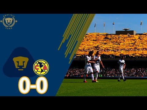 "Pumas 0-0 América | Mosaico Auriazul" Barra: La Rebel • Club: Pumas