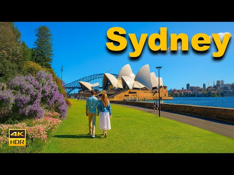 Sydney Australia Walking Tour - Exploring the Opera House and Harbour | 4K HDR