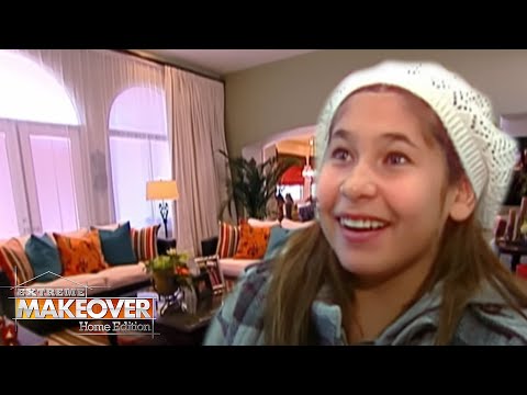 Watch Lizzie's emotional reaction to her new home ! | Extreme Makeover Home Edition | E19 S6