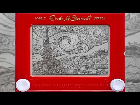 Etch A Sketch Artist Makes Masterpieces On 90's Kids Toy | Localish