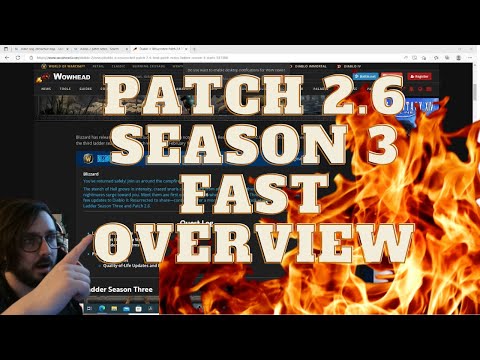 Diablo 2 Patch 2.6 Season 3 Fast Overview !!!!!