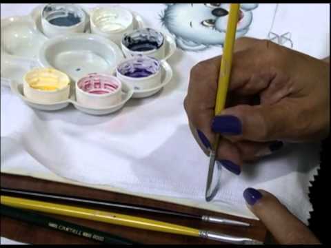 Mulher.com 21/01/2013 Filó Frigo - Pintura em fralda 1/2