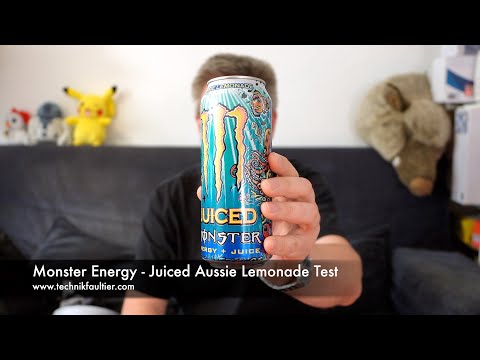 Monster Energy -  Juiced Aussie Lemonade Test
