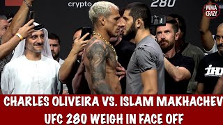 INTENSE: UFC 280: Charles Oliveira vs. Islam Makhachev Weigh in Face Off