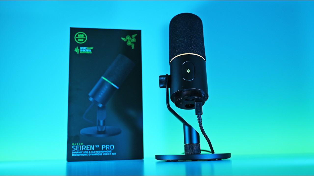 Razer Seiren V3 Pro hands-on review - YouTube