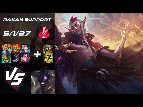 SUPPORT Rakan vs Alistar - EU Challenger Patch 25.S2.1