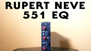 Video thumbnail for Rupert Neve 551 EQ by Max Bauhof