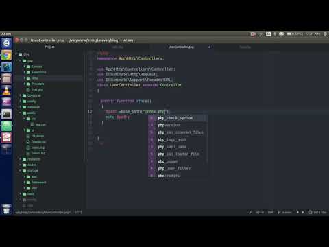 Laravel 5 6 tutorial how to use path Helper
