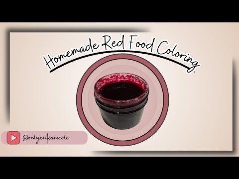 Homemade Red Food Coloring Using Beets | Healthy & Natural Alternative