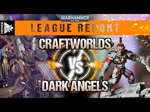 Craftworlds vs Dark Angels 2000pts | Warhammer 40,000 League Report