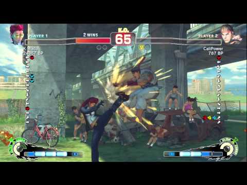 Alex Valle [Ryu] vs PJS Latif [Viper] SSF4 Endless Battle Matches - Xbox Live - TRUE-HD