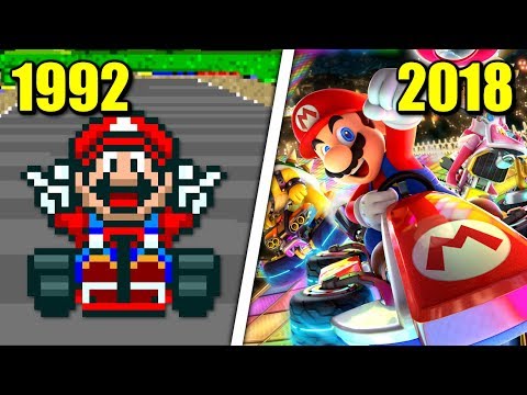 Evolution of Mario Kart Games (1992 - 2018)