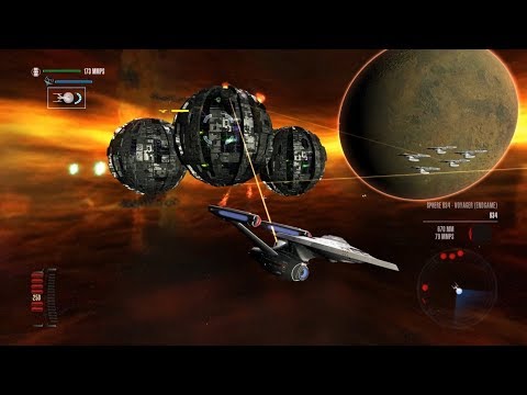 TNG Constitution Refits vs. Borg! - Assimilation of the Alpha Quadrant - Star Trek Legacy: UU 2.2