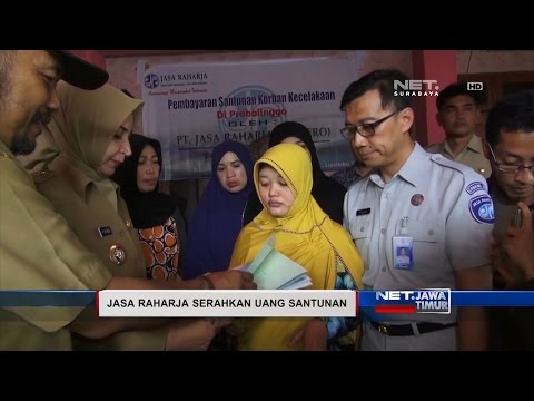 NET. JATIM - JASA RAHARJA SANTUNI KORBAN KECELAKAAN MAUT PROBOLINGGO