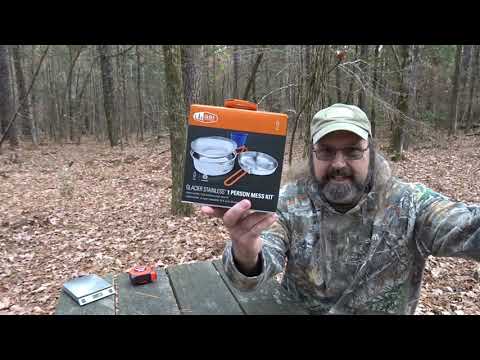 GSI Outdoors Glacier Stainless Steel One Person Mess Kit, Unboxing and First Thoughts